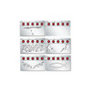 15 Inch By 24 Inch Anti-Sail Light Box With Five 2 Inch Round Red Leds w/ Steer Head Cutout
