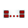 Rear Frame Filler Panel With 7 Total Red LEDs