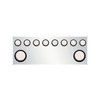 Rear Frame Filler Panel With 10 Red LEDs - Clear lens