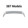 Stainless Peterbilt 387 Bug Shield