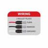 Star Burst Series Clear Red Clearance & Marker Star Burst Watermelon LED Light – 19 Diodes