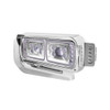 10 HIGH POWER LED PROJECTION HEADLIGHT ASSEMBLY WITH MOUNTING ARM & TURN SIGNAL SIDE POD