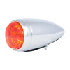 CHROME STEEL BULLET SPYDER LED TURN/MARKER LIGHT..