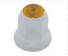 33mm X 2" Chrome Steel Reflector Nut Cover W/ Flange