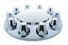 Chrome Dome Front Axle Cover W/ 33mm Nut Cover -  Thread-On