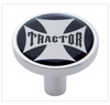 "Tractor" Long Air Valve Knob - Maltese Cross Sticker