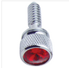 1/4"-20 Peterbilt Dash Screw - Knurled Screw Head With Diamond (14 Pack)