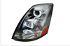Projection Headlight W/White LED Light Bar For 2003-2017 Volvo VN/VNL