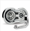 Universal Retro Headlight Assembly, Housing & Bracket - Chrome - 900 Lumens