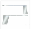 PETERBILT 389 LONG HOOD LOUVERED "GLOW TRIM" CAB & COWL PANEL KIT (2013+) - 1.3125" FACE | 12" AMBER LED GLOW STRIPS