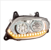 Chrome 17 LED Headlight For 2018-2022 International LT