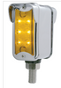 6 LED Dual Function Straight Mount Double Face Light w/ Vertical Visor