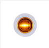 3 LED Dual Function Mini Clearance/Marker Light w/ Bezel