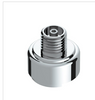 M30X3.5 THREAD-ON GEARSHIFT KNOB CHROME MOUNTING ADAPTER FOR EATON FULLER STYLE 9/10 SPEED - VERTICAL (BULK)