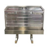 Flat/Open Semi Truck Headache Racks With Full Width Tray - Iconic Metal Gear