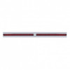 Chrome Top Mud Flap Plate With Two 19 LED 24" Reflector Light Bars