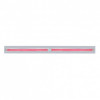 Chrome Top Mud Flap Plate With Two 24 LED 12" GloLight Bars -