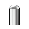 33mm X 3-3/4" Chrome Plastic Dome Nut Covers - Thread-On (60-Pack)