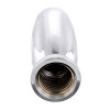 M30X3.5 Thread-On Vegas Style Gearshift Knob With 9/10 Speed Adapter - Chrome/Vertical