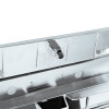 Stainless 1 License Plate Holder With 2X 21 LED Rectangular Lights