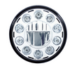 ULTRALIT - 11 High Power LED 7" Crystal Headlight - Chrome