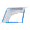 ABS Bumper Corner Trim With Fog Light Opening For 2018-2022 Volvo VNL