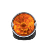 Chrome Die Cast Torpedo Cab Light With Watermelon Glass Lens & 1156 Bulb