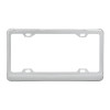 Classic 4-Hole Chrome Plated Steel License Plate Frame-Grand General-60050