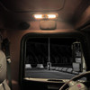 Peterbilt Multicolor LED Interior Dome & Map Light With Chrome Bezel