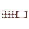 Wood Gauge Trim With Navigation For Kenworth W & T-Grand General-66940
