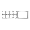 Chrome Gauge Trim With Navigation For Kenworth W & T-Grand General-66941