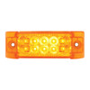 Rectangular Wide Angle Spyder LED Light Only - Amber LED/ Amber Lens-Grand General-76210