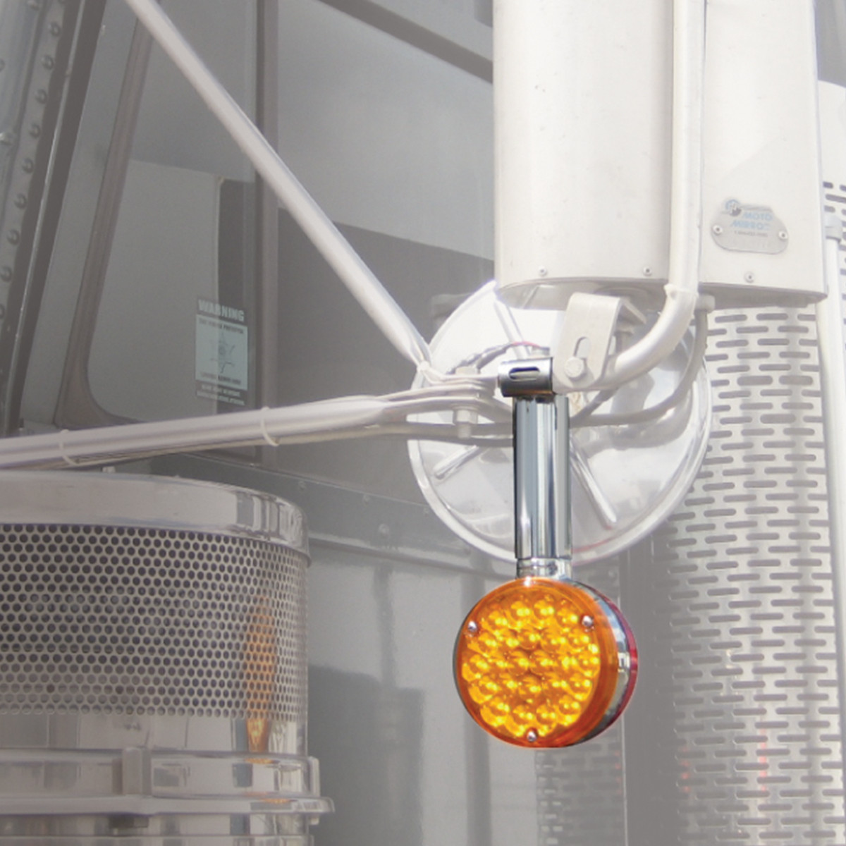 Pedestal Light Extension Kit W/ Mirror Clip 3" (L) - Chrome Plated-Grand General-82004