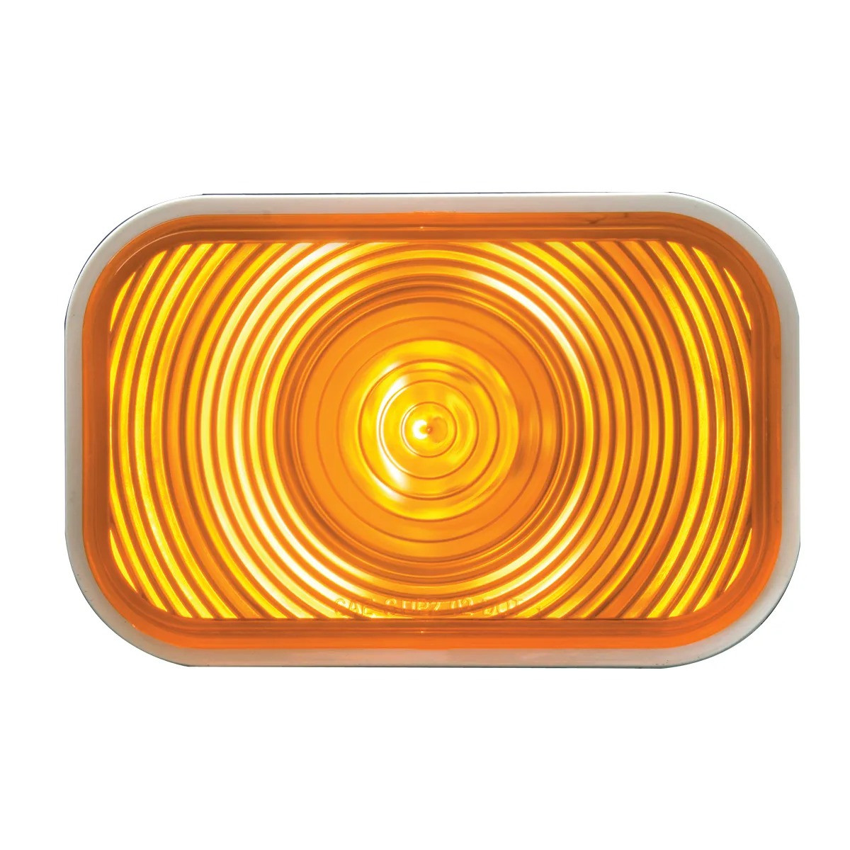Triple Light "L" Shape Mounting Bracket With Rectangular Sealed Light - Amber/Amber-Grand General-80771