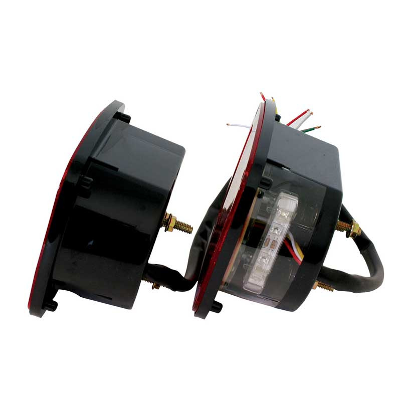 Multi-Function Three Stud Combination Spyder Led Curbside Light - Red/Red-Grand General-80796