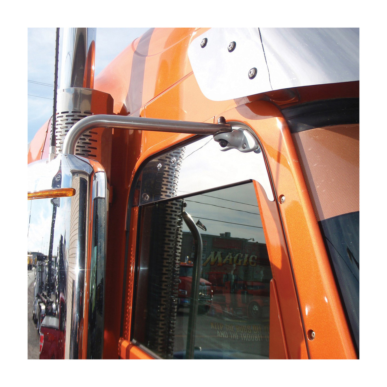 Freightliner - Colombia/Coronado/Century Classic - 5" Flange Chop Top Window-Trux-TF-1430