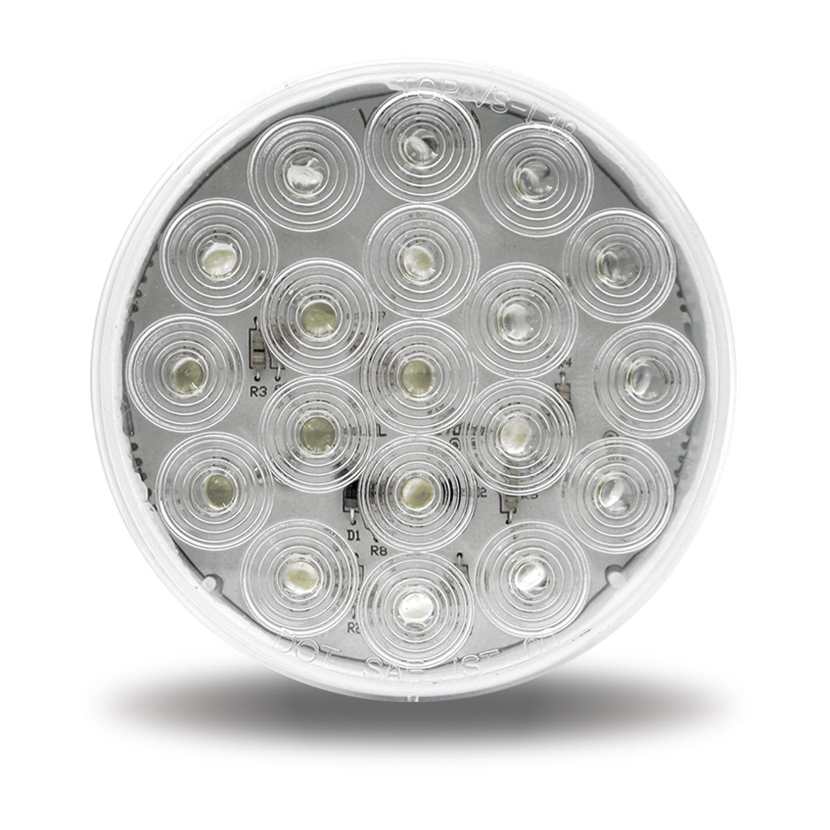 4" White Back-Up LED (19 Diodes)-Trux-TLED-4100W