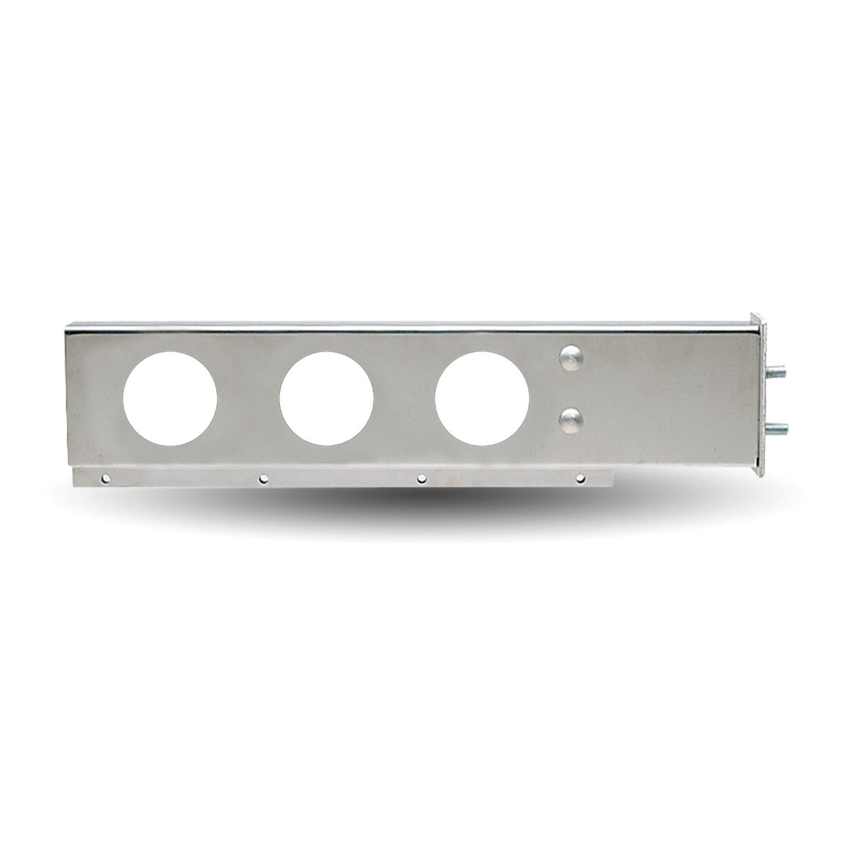 Mud Flap Hanger With Flat Top & 6 X 4" Light Holes - 2 1/2" Bolt Spacing-Trux-TU-9210