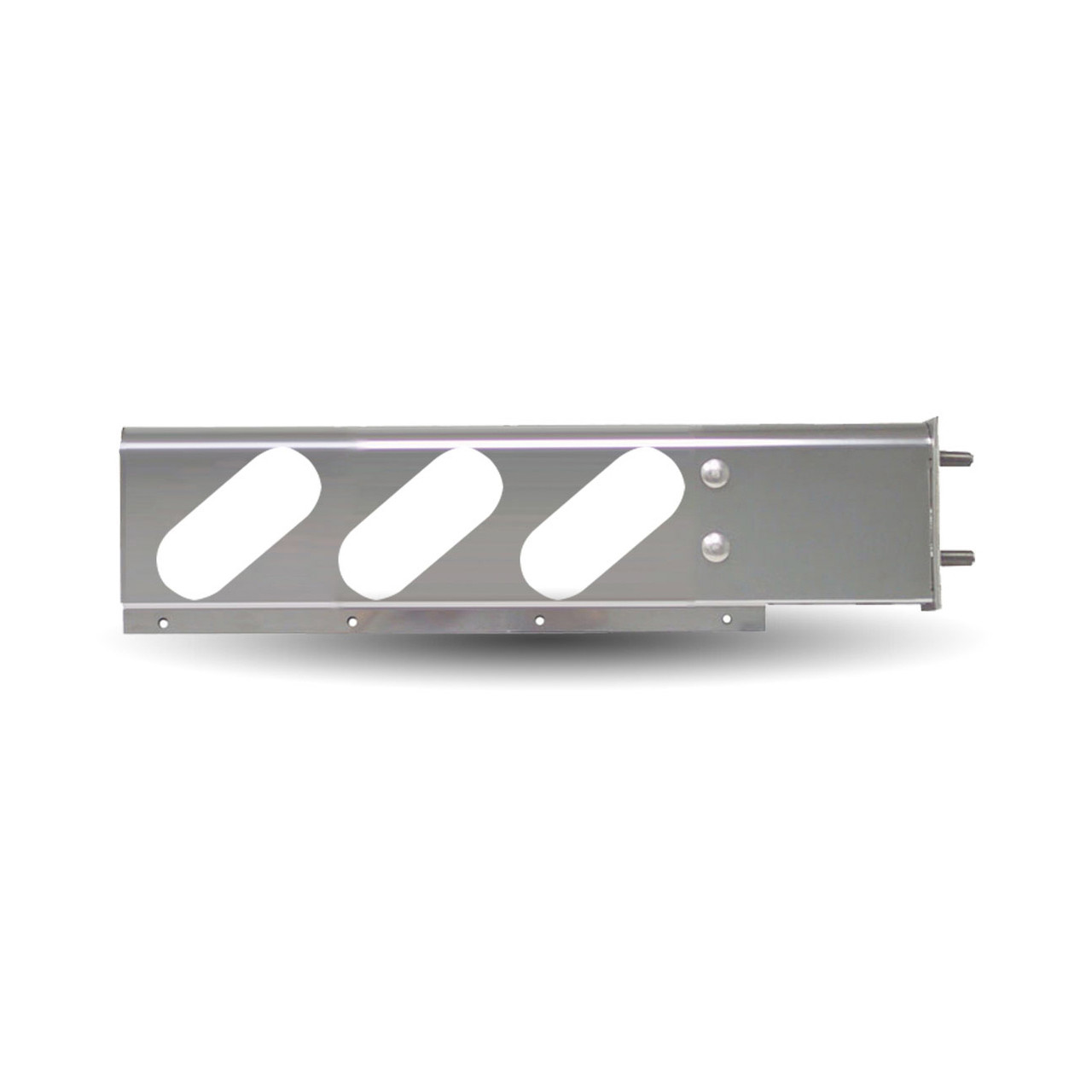 Mud Flap Hanger With Rounded Top & 6 Oblong Light Holes-Trux-TU-9217