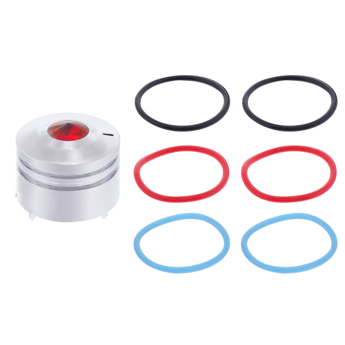 Peterbilt Deluxe Signature A/C Control Knob - Red Diamond-United Pacific-41169