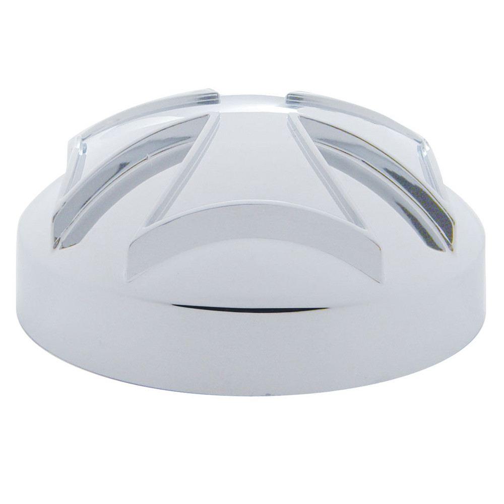 Chrome Iron Cross Air Valve Knob Cover-United Pacific-23056B