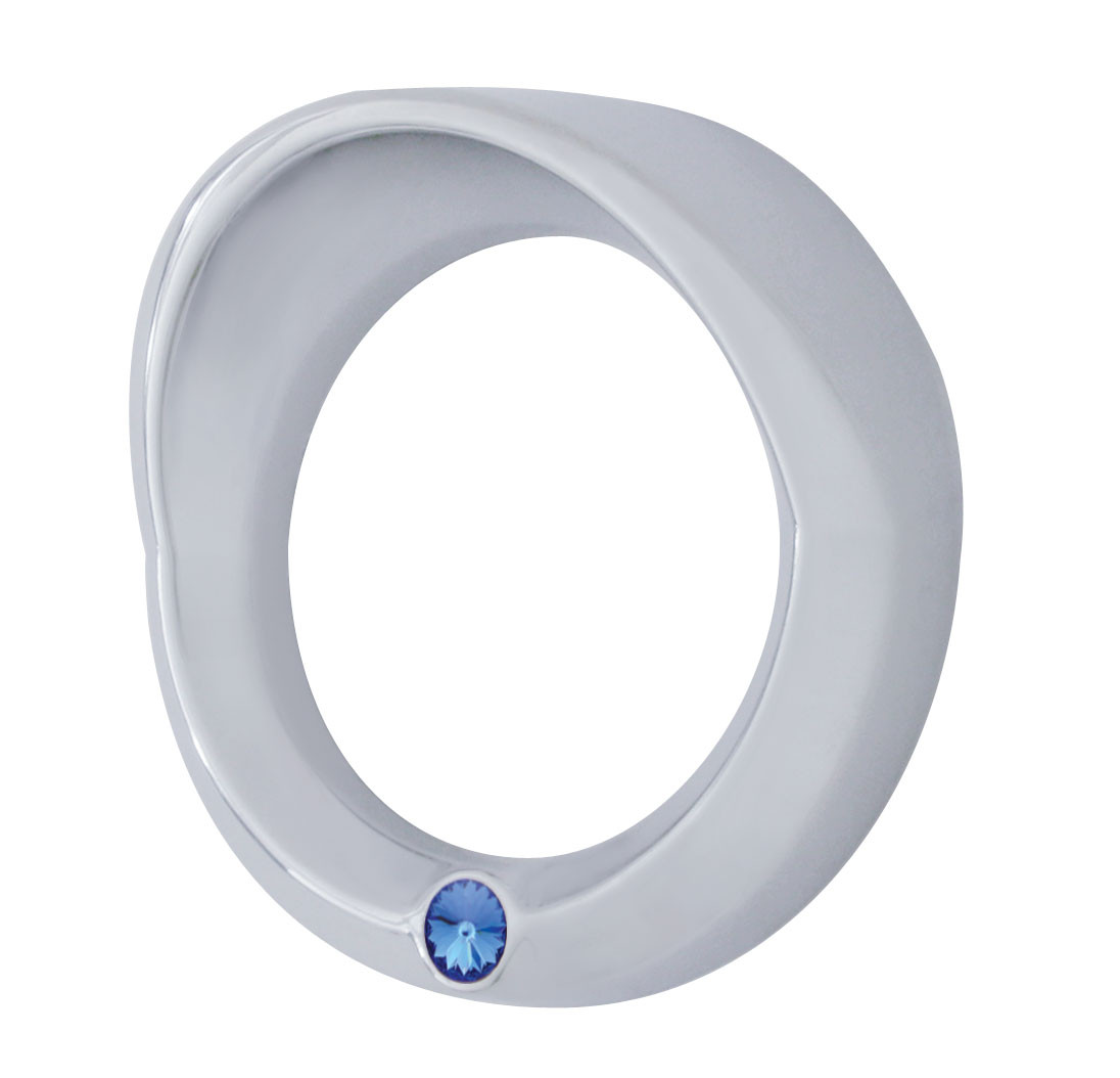 Signature Small Gauge Cover W/ Visor For 2006+ Peterbilt - Blue Diamond-United Pacific-UP-40680