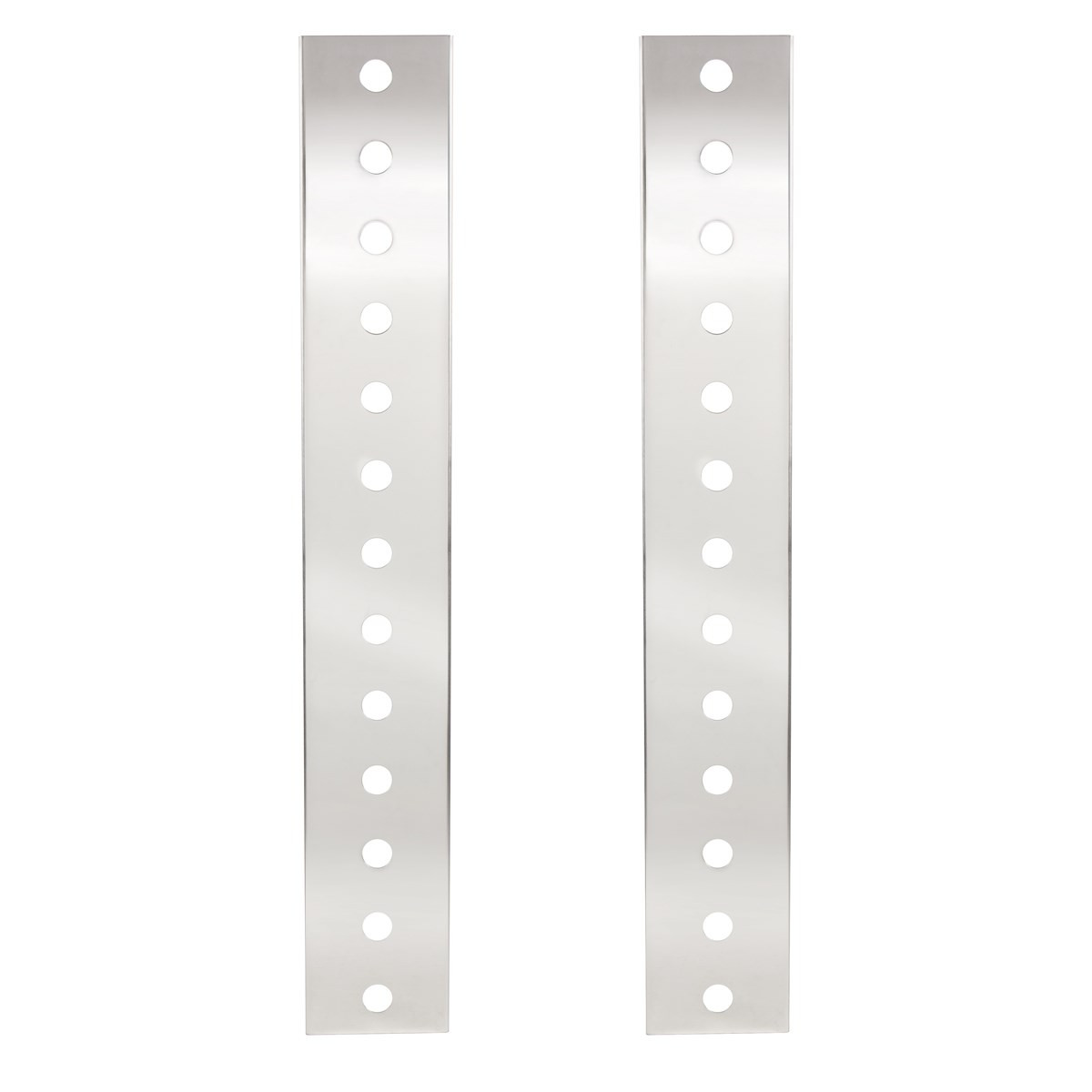 Peterbilt Stainless Front Air Cleaner Bracket Only - 26 Mini Light Cutouts