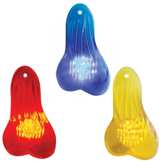 13 LED Large Rubber Balls - Red LED-United Pacific-70390