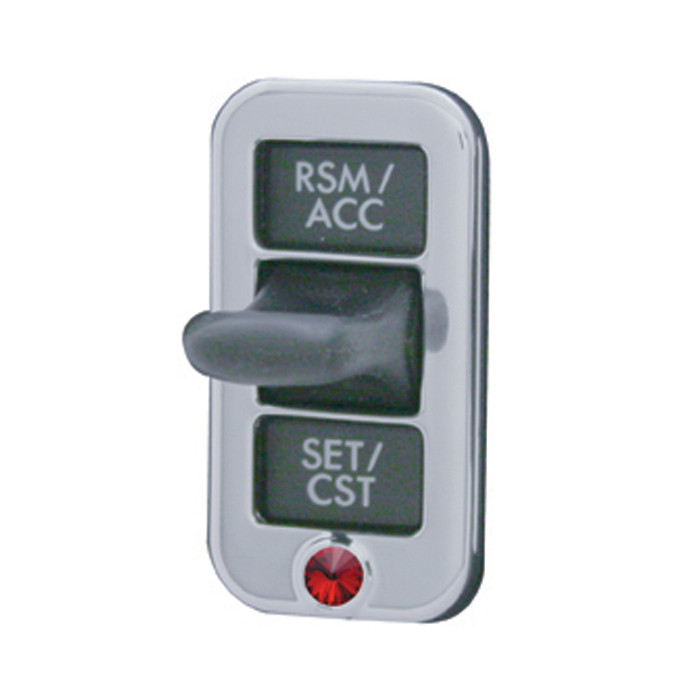 Rocker Switch Cover w/ 3 Openings w/ Red Diamond For Freightliner (3 Pack)