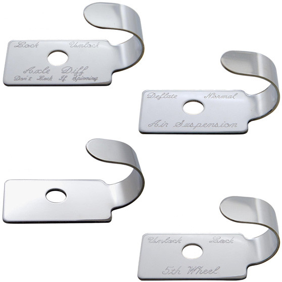 Stainless Switch Guard For Peterbilt 379 - Fifth Wheel