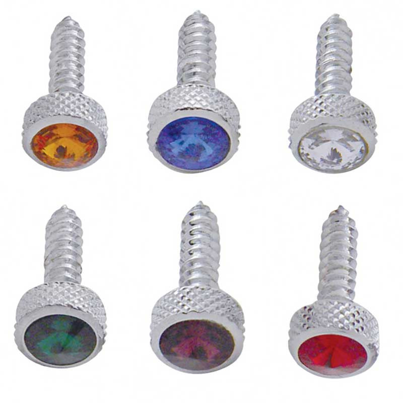 Kenworth Upper Dash Screw w/ Purple Diamond (6 Pack)