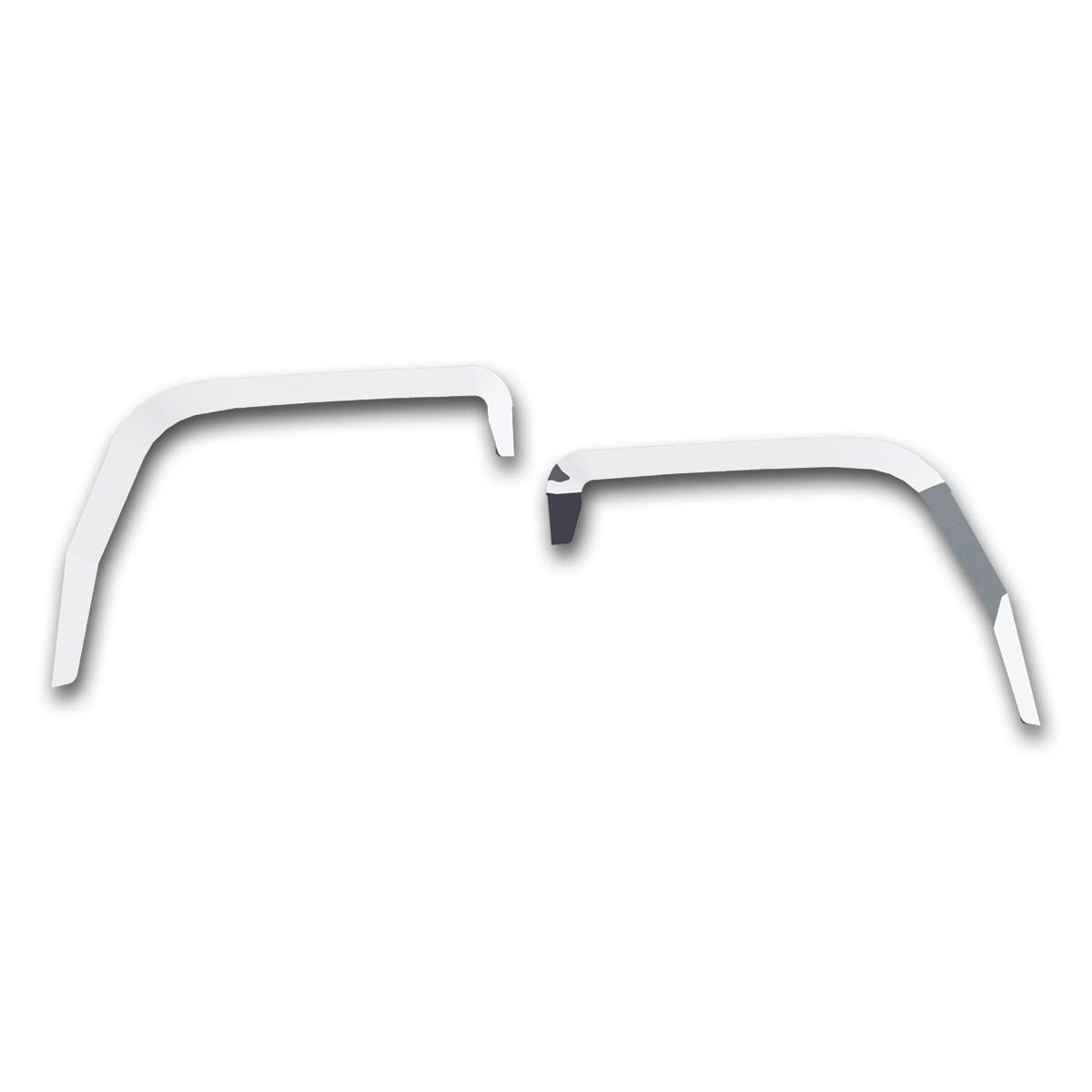 Stainless Door Window Shadow For Peterbilt 567/579 & Kenworth T680/T880