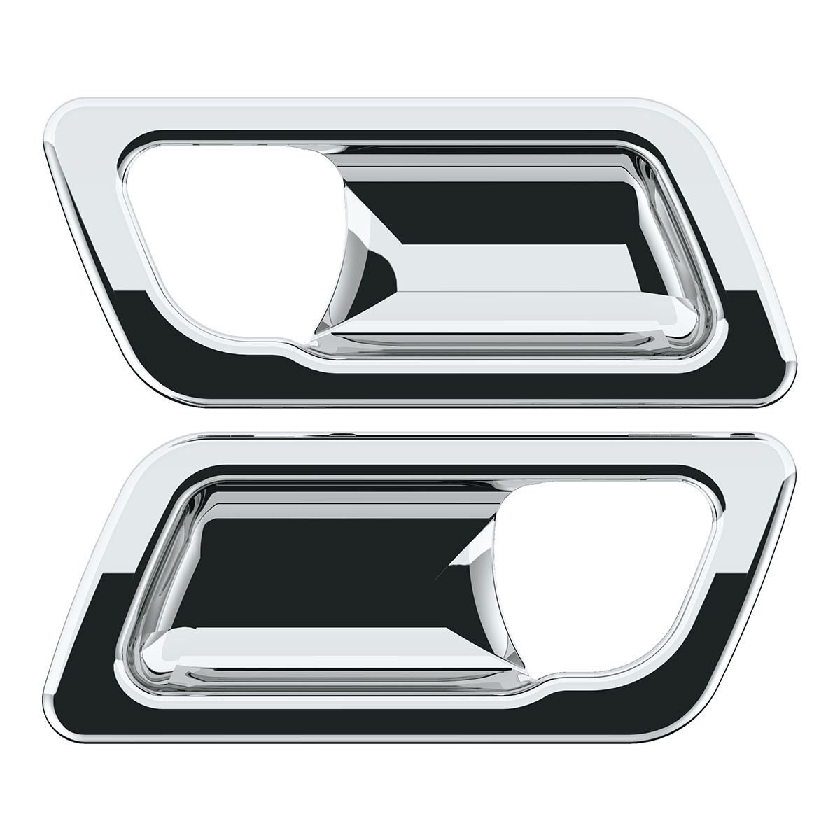 Chrome Interior Door Handle Trim For 2006+ Peterbilt (Pair)
