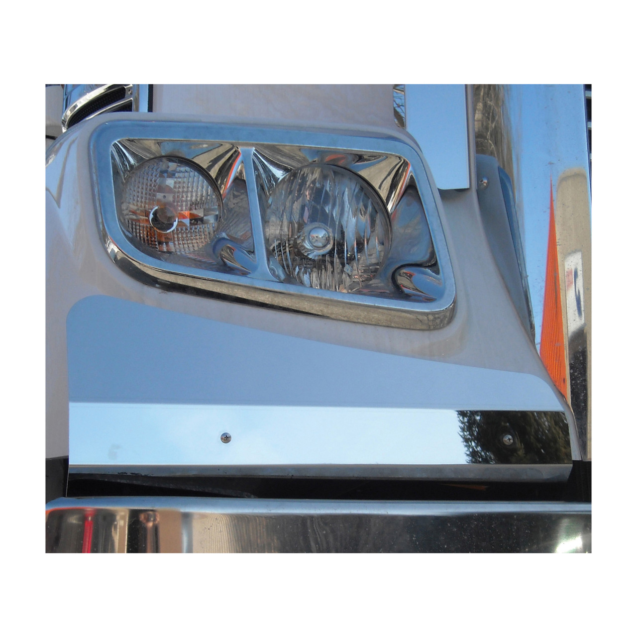 Freightliner - Coronado - Below Headlight Set Back Axle Fender Guard (2010+)-Trux-TF-1212